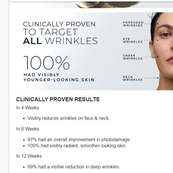 New (unopened package) ROC RETINOL CORREXION DEEP WRINKLE SERUM 1.7OZ 2PK - Picture 6 of 6